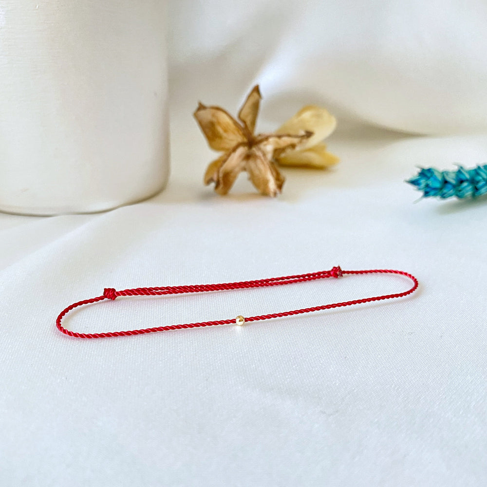 rose gold red bracelet