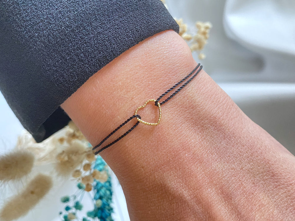 PULSERA CORAZÓN BRILLANTE