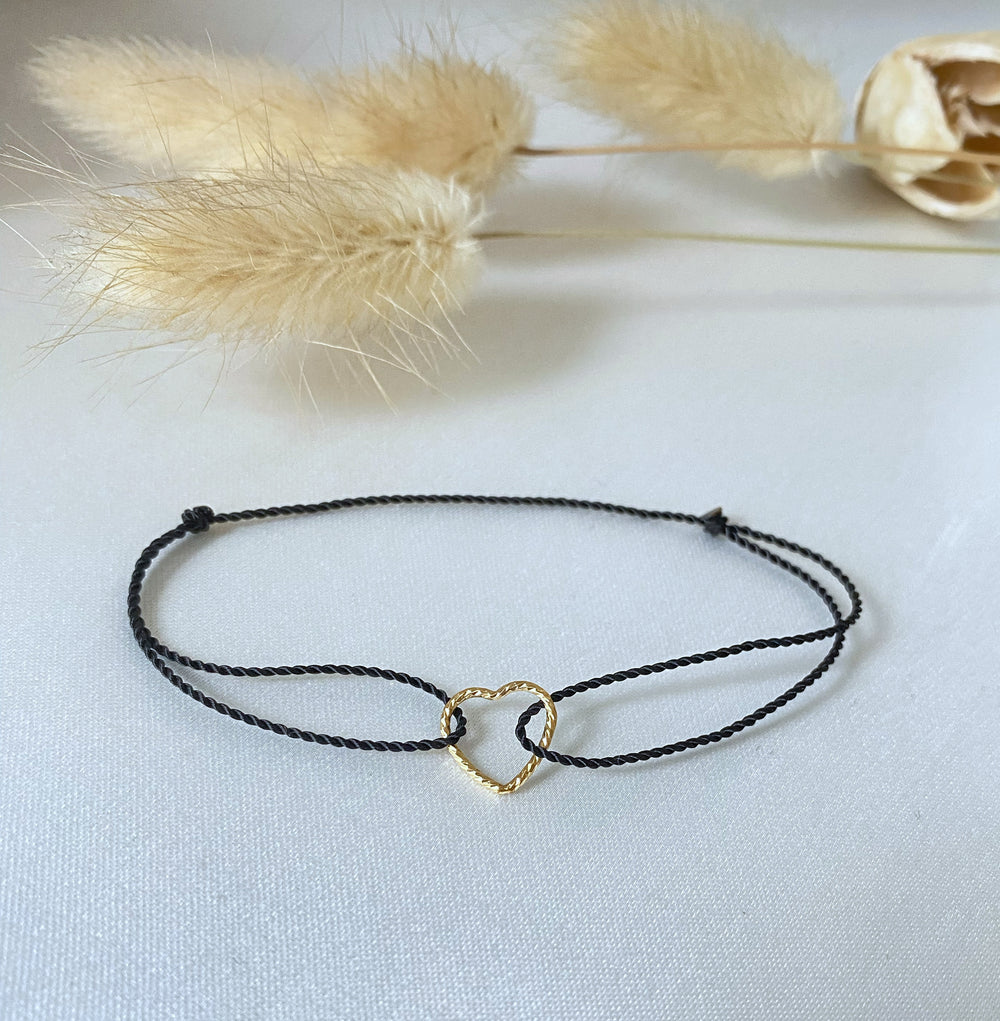 Sparkle heart bracelet