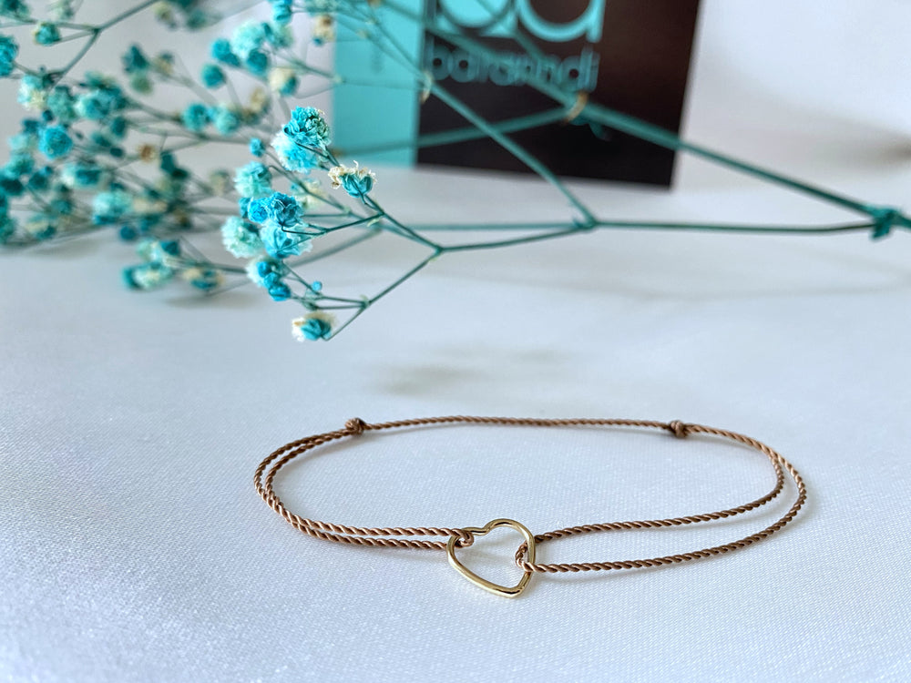 Smooth heart bracelet