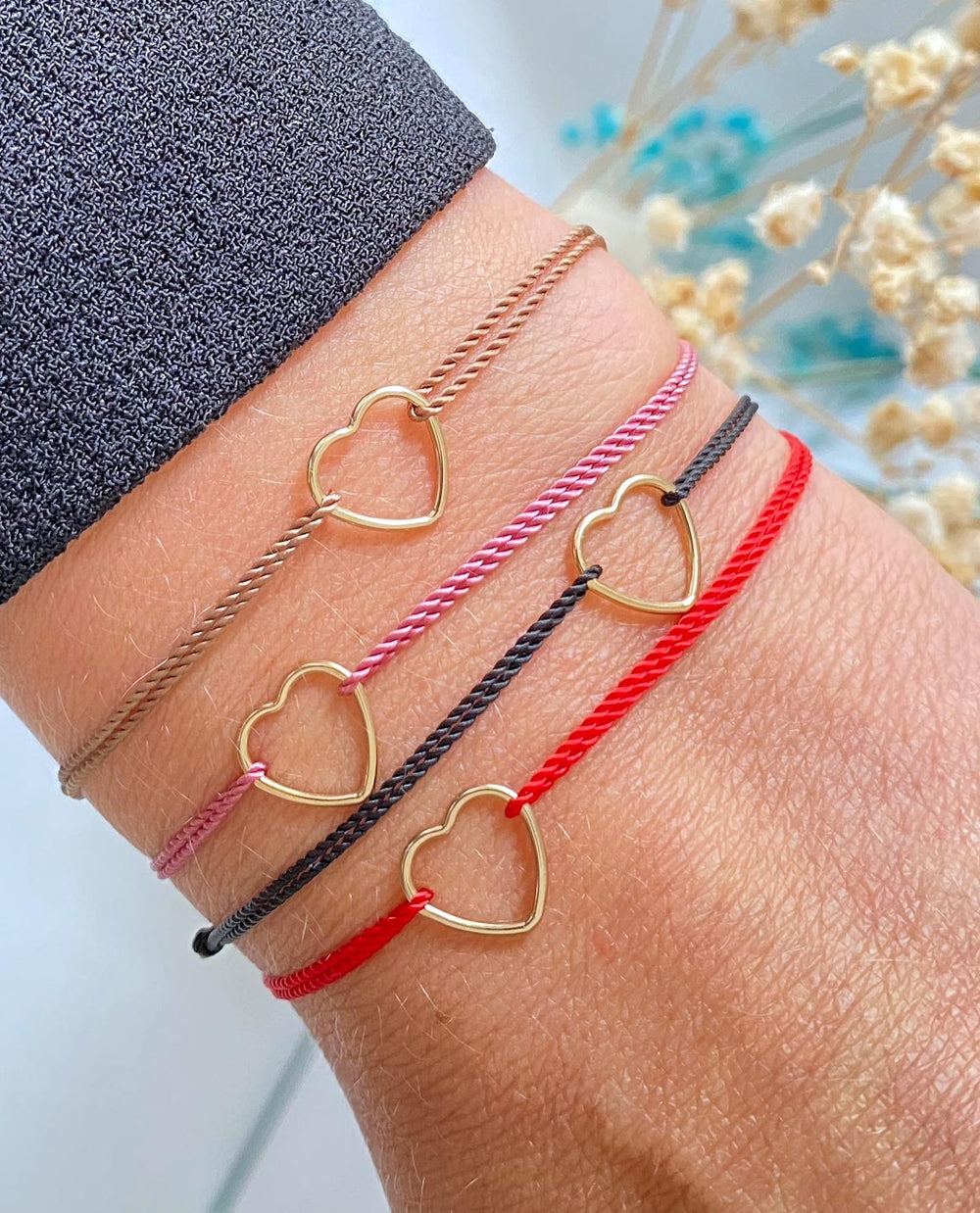 Smooth heart bracelet